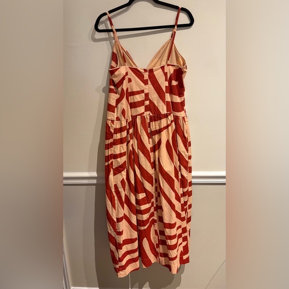 Mon Renn Surreal Midi Dress Tropico Print Cotton Red/Coral
Large - Picture 7 of 10